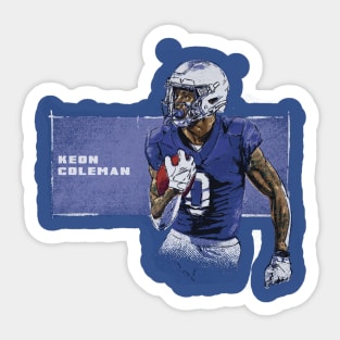Keon Coleman Buffalo Highlight Sticker